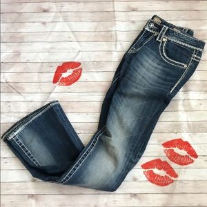 Studio 5 Embellished Slim Bootcut Jeans